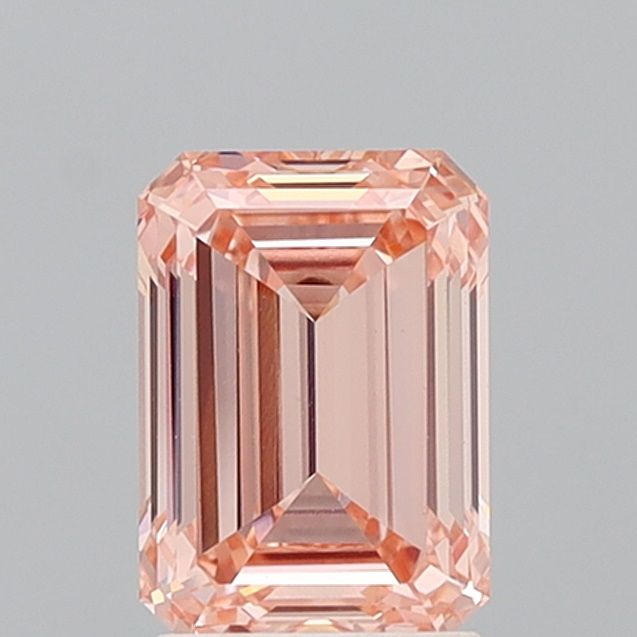 2.35-carat emerald diamond with null color, null cut, and VS1 clarity.