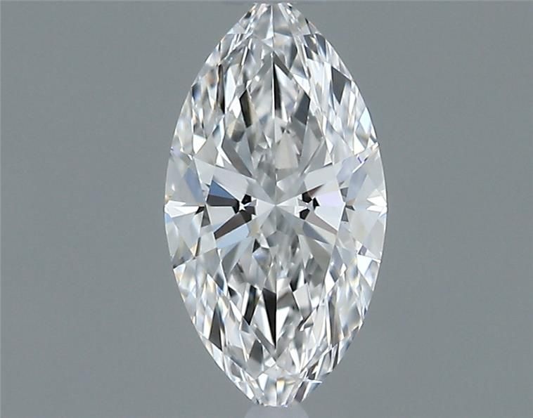 0.37-carat marquise diamond with E color, Good cut, and VVS1 clarity.