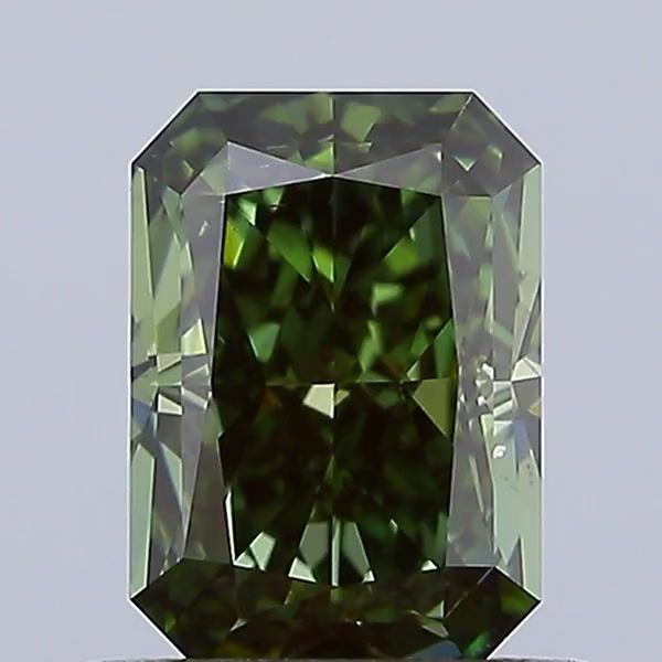 1.01 CT Fancy Vivid Green RADIANT