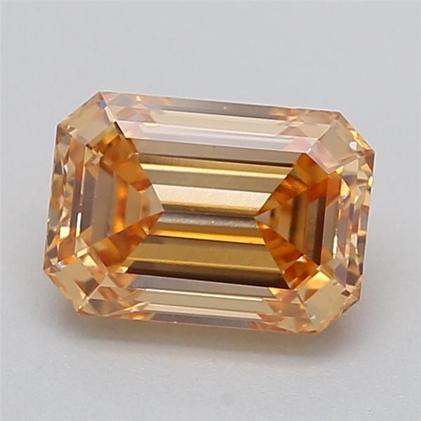 1.1-carat emerald diamond with null color, null cut, and VS2 clarity.