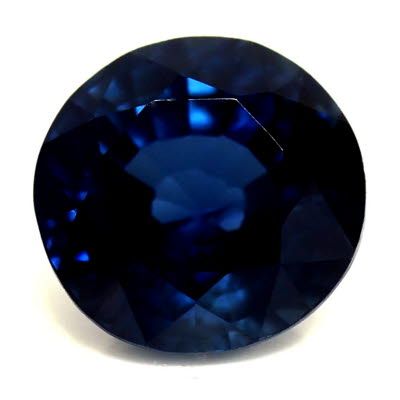 SAPPHIRE FACETED 0.64ct BLUE Deep Blue EC MADAGASCAR NONE