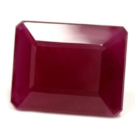 Rubin 9,12 ct, czerwony, szlif szmaragdowy
