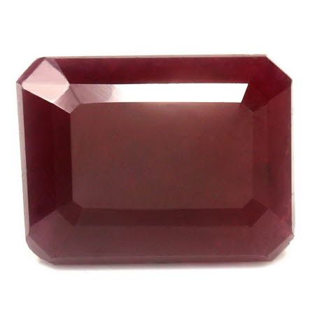 Rubin 3,34 ct, czerwony, szlif szmaragdowy