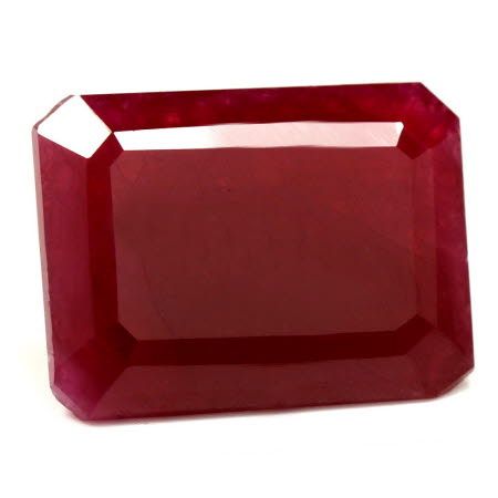 Rubin 10,35 ct, czerwony, szlif szmaragdowy