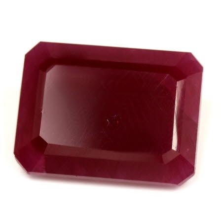 Rubin 6,80 ct, czerwony, szlif szmaragdowy
