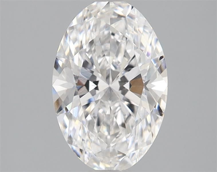 1.24-carat oval diamond with D color, null cut, and VS1 clarity.