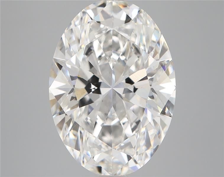 4.06-carat oval diamond with E color, null cut, and VS2 clarity.