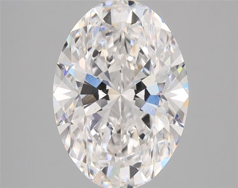 2.01-carat oval diamond with E color, null cut, and VS1 clarity.