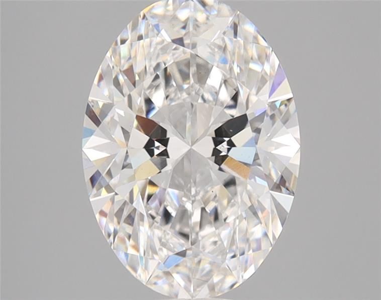 2.08-carat oval diamond with E color, null cut, and VS1 clarity.