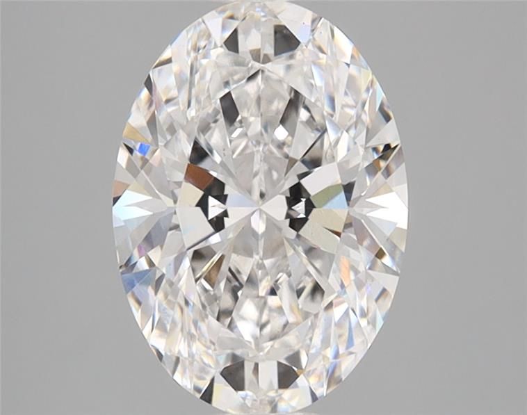 2.05-carat oval diamond with E color, null cut, and VS1 clarity.