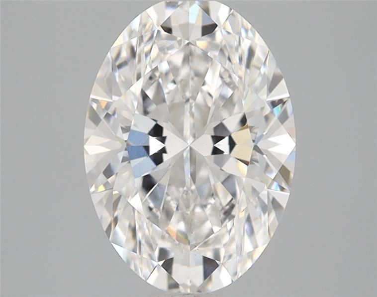 2.06-carat oval diamond with E color, null cut, and VS1 clarity.