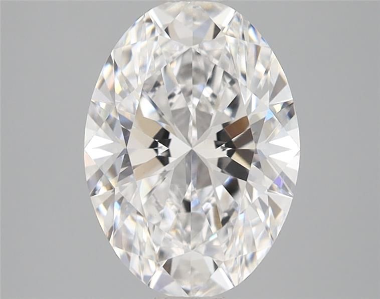 2.08-carat oval diamond with D color, null cut, and VS1 clarity.