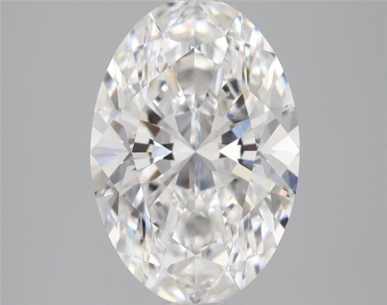 2.08-carat oval diamond with E color, null cut, and VS1 clarity.
