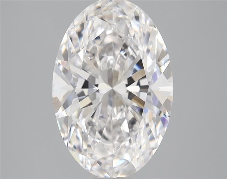 2-carat oval diamond with E color, null cut, and VS1 clarity.