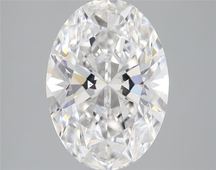 2.08-carat oval diamond with D color, null cut, and VS1 clarity.