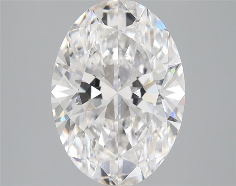 2.07-carat oval diamond with E color, null cut, and VS1 clarity.