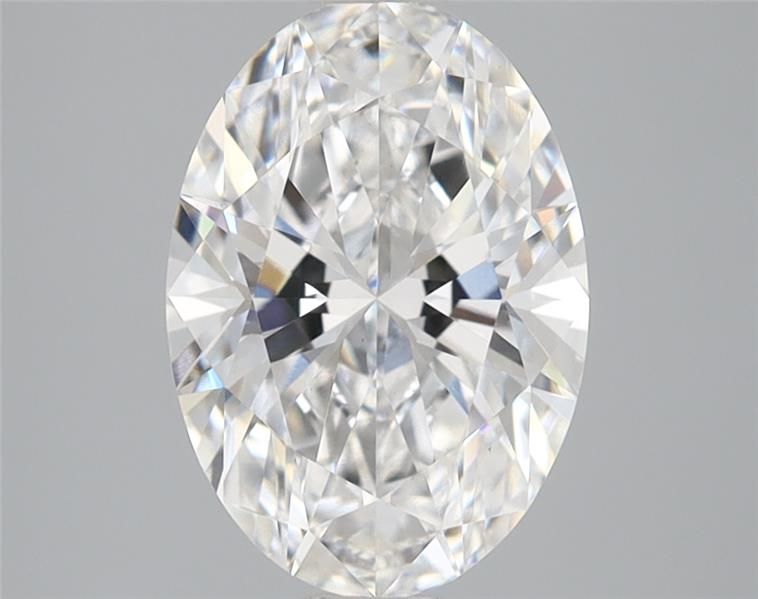 2.08-carat oval diamond with E color, null cut, and VS1 clarity.