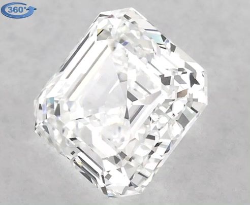 Prírodný diamant asscher,...