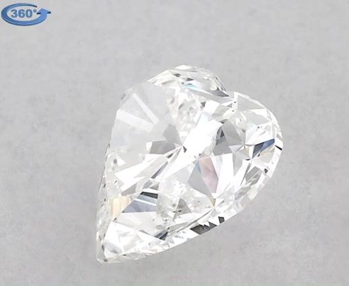 Prírodný diamant srdce,...