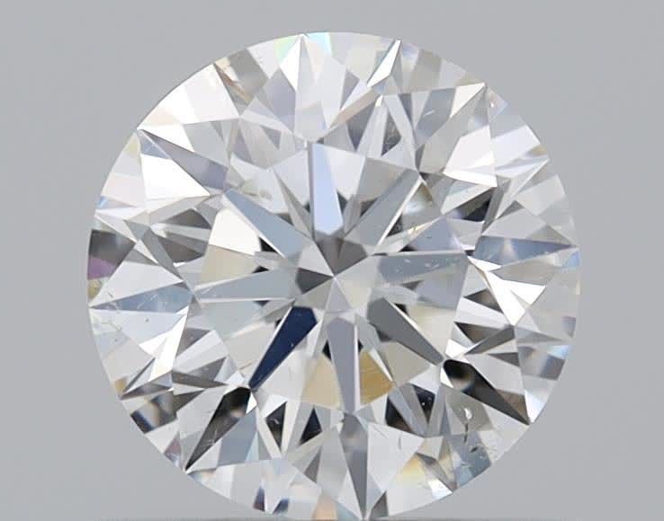 Diamant Rond 0.71 ct - Couleur F - Pureté SI1