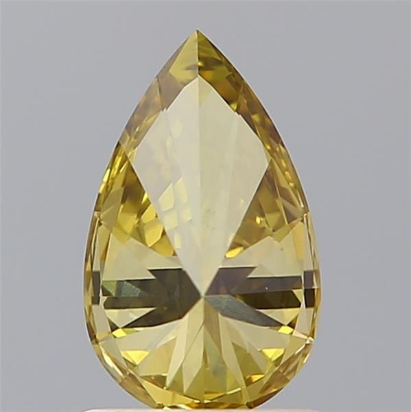 0.83 CT Fancy Brownish Yellow PEAR