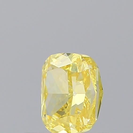 0.5 CT Fancy Intense Yellow CUSHION BRILLIANT