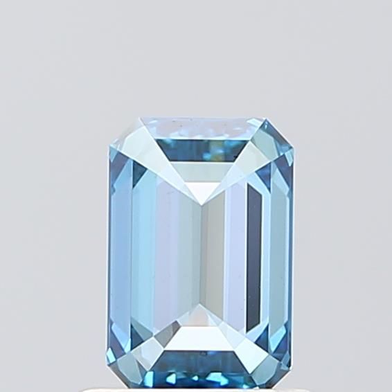 0.73 CT Fancy Vivid Blue EMERALD