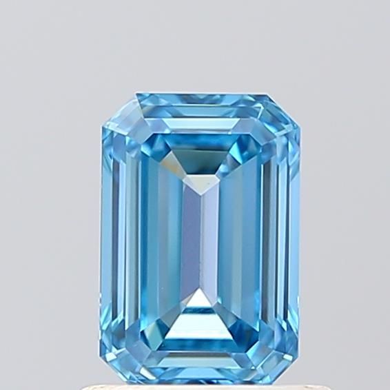 0.76 CT Fancy Intense Blue EMERALD