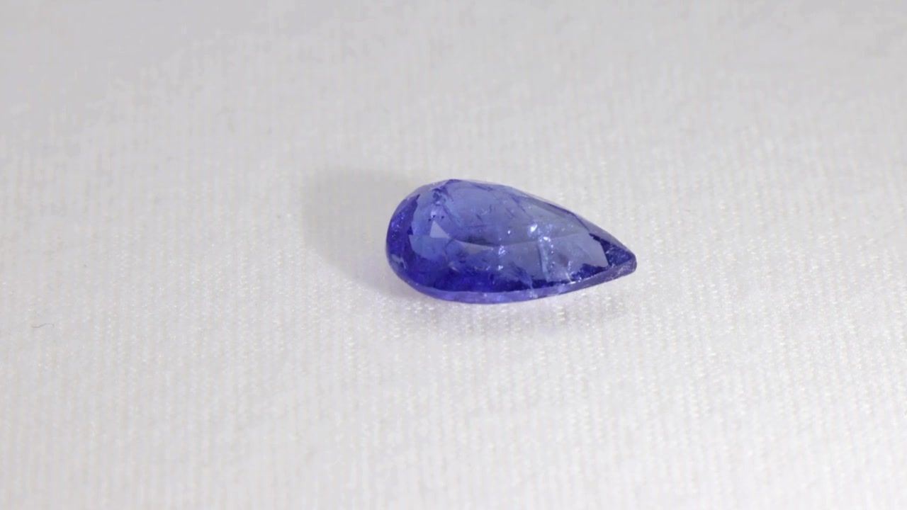 4.36 ct Pear tanzanite