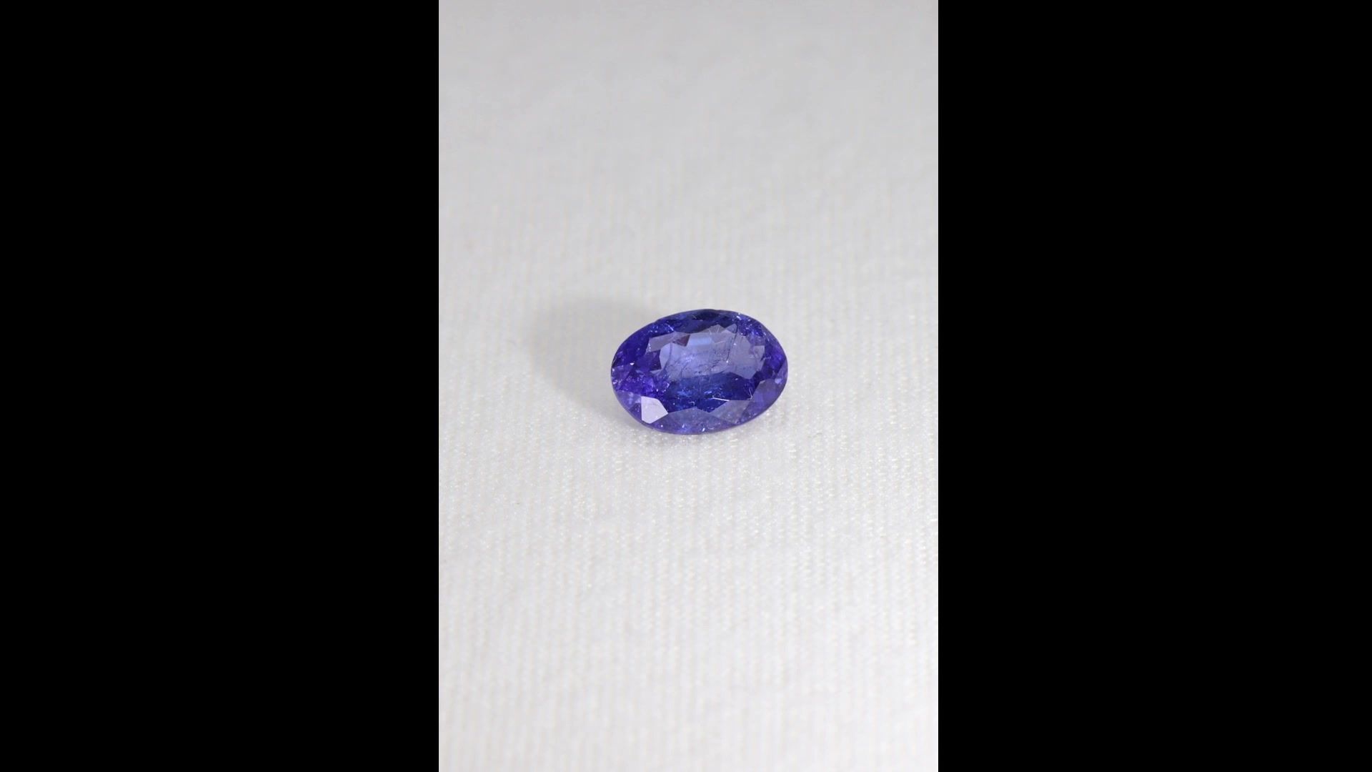 2.02 Carat Blue Tanzanite Oval Gemstone