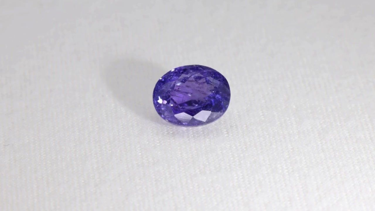 Tanzanit 9,00 ct, niebieski, szlif gruszka