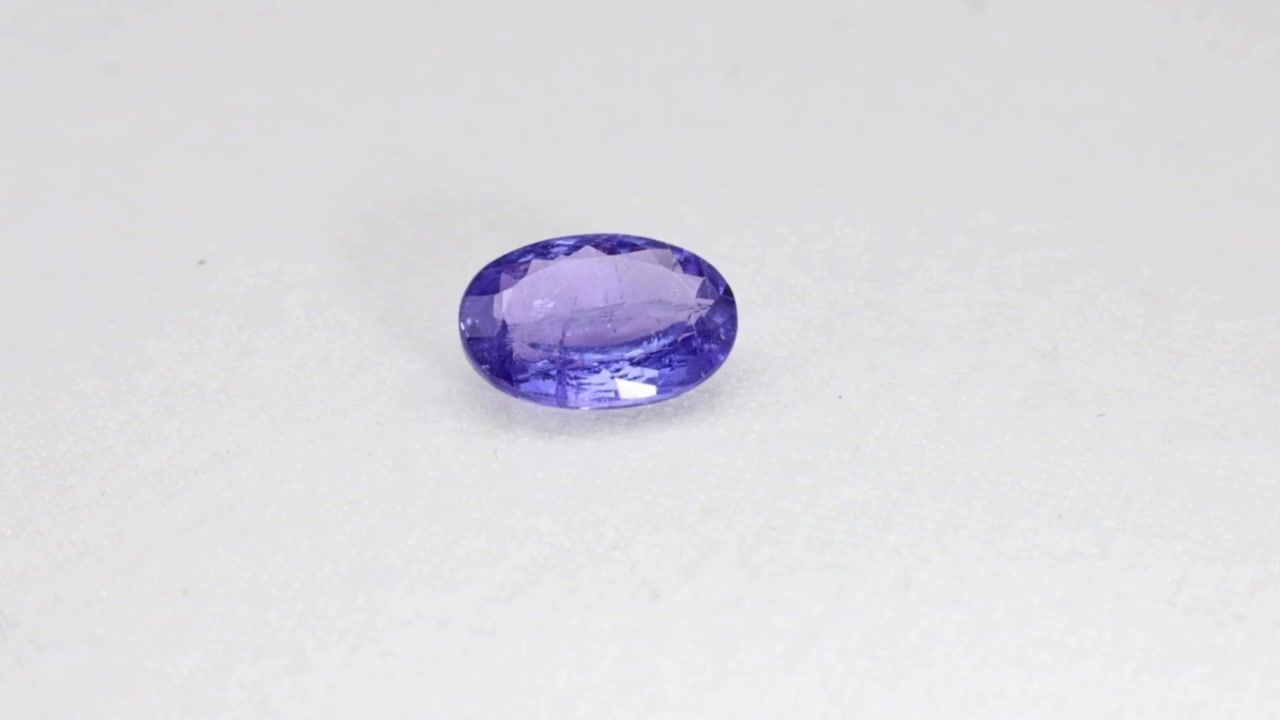 Tanzanit 2,31 ct, niebieski, szlif owalny