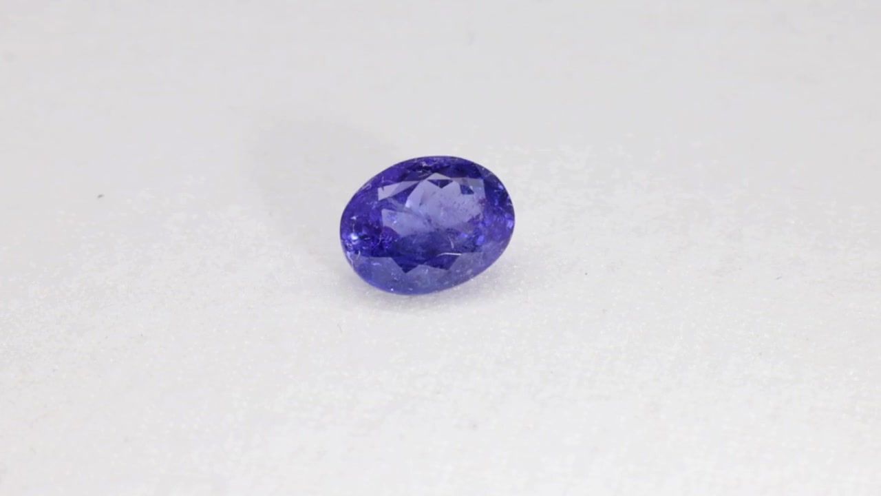 Tanzanit 2,29 ct, niebieski, szlif owalny