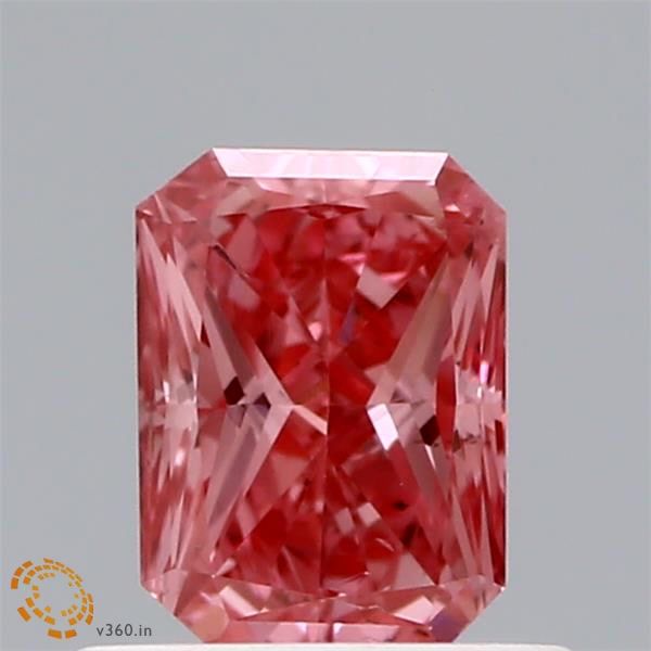 0.63 CT Fancy Vivid Pink RADIANT