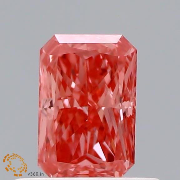 0.49 CT Fancy Vivid Pink RADIANT