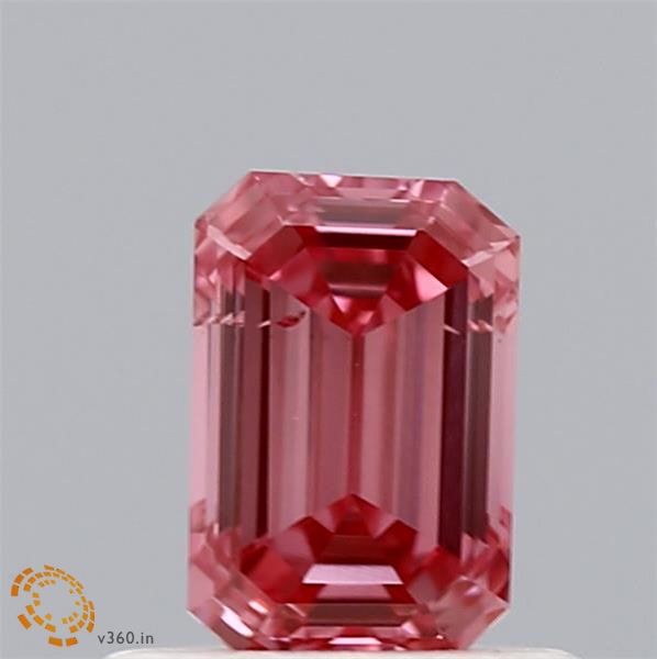 0.54 CT Fancy Vivid Pink EMERALD