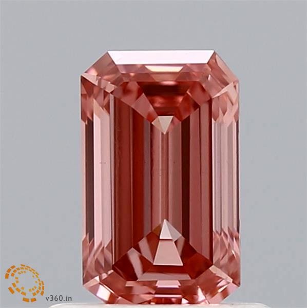 0.6 CT Fancy Intense Pink EMERALD