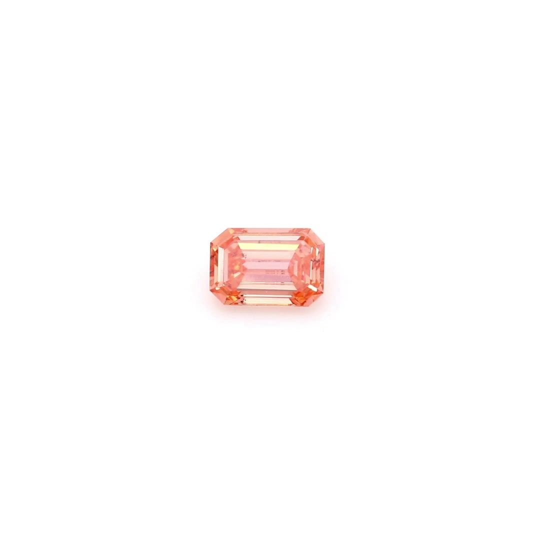 0.54 CT Fancy Intense Orange EMERALD