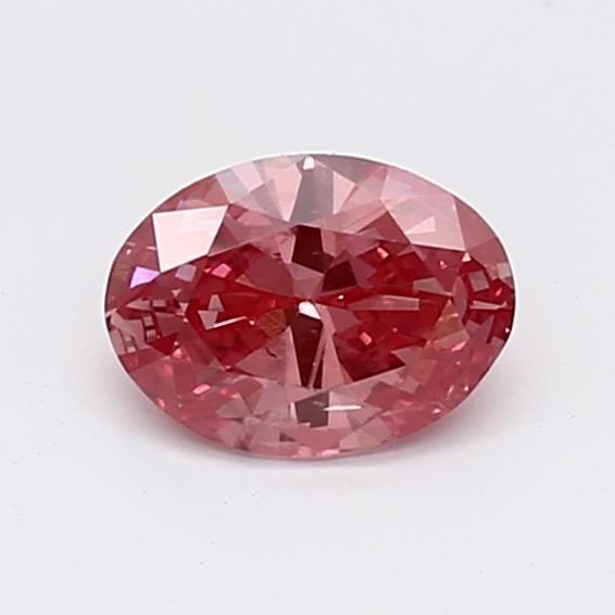 0.51 CT Fancy Vivid Pink OVAL