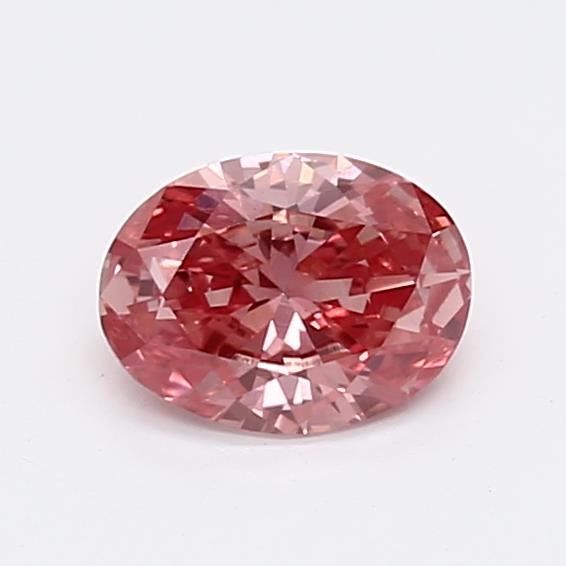 0.53 CT Fancy Vivid Pink OVAL