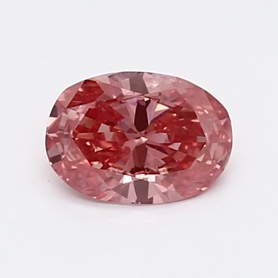 0.51 CT Fancy Vivid Pink OVAL