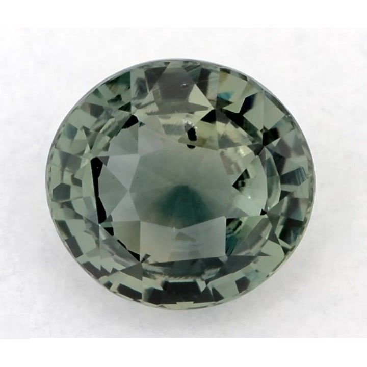 Szafir 1,70 ct, zielony, szlif owalny
