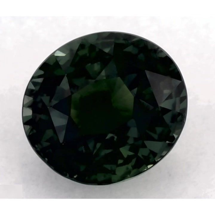 Szafir 1,83 ct, zielony, szlif owalny