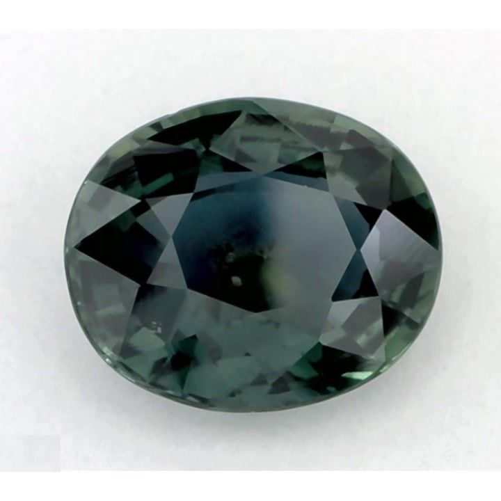 Szafir 1,83 ct, zielony, szlif owalny