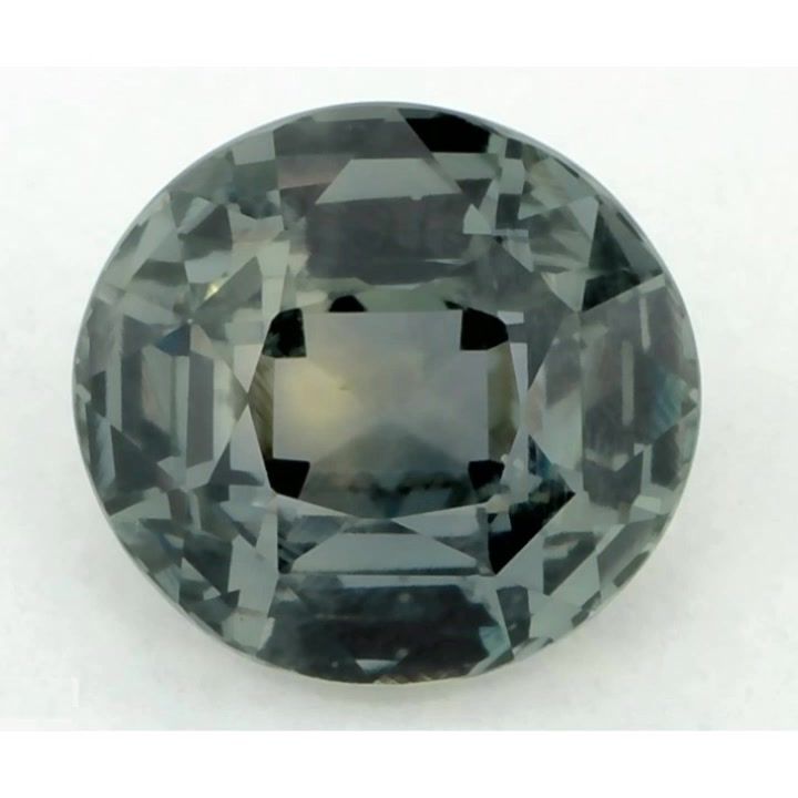 Szafir 1,86 ct, zielony, szlif owalny