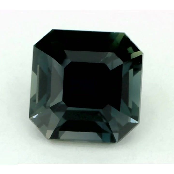 Szafir 1,12 ct, zielony, szlif radiant