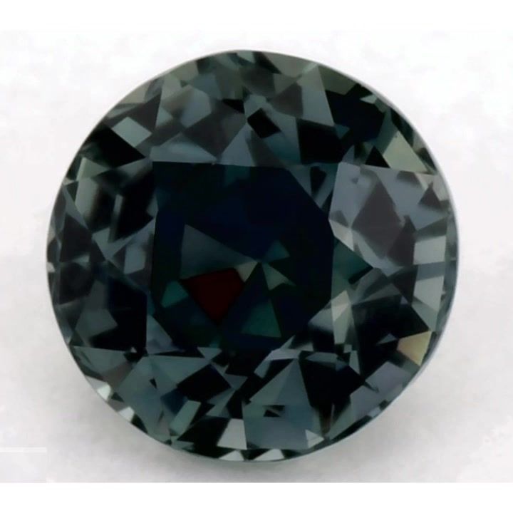 Szafir 1,08 ct, zielony, szlif okrągły
