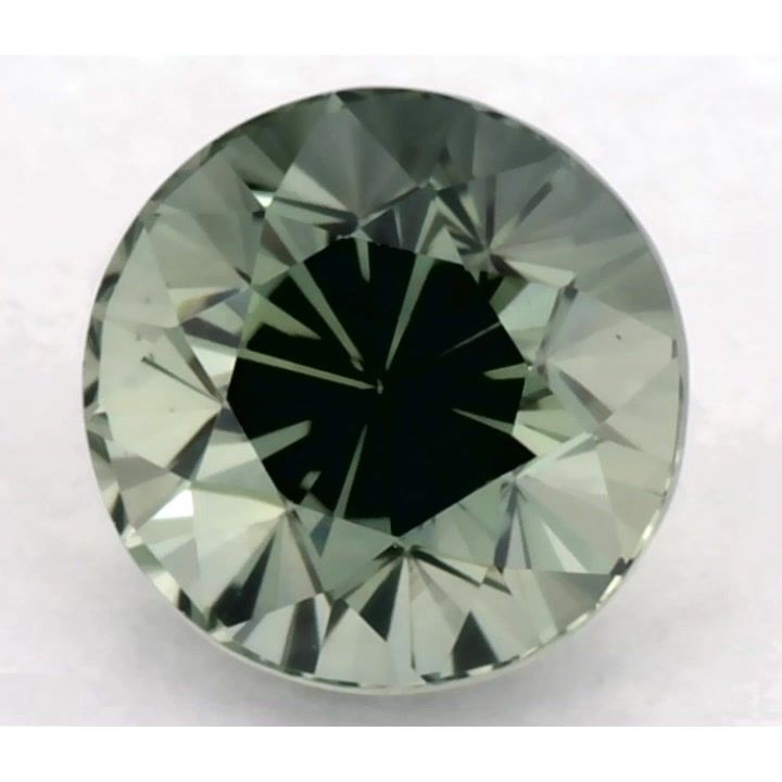 Szafir 1,11 ct, zielony, szlif okrągły