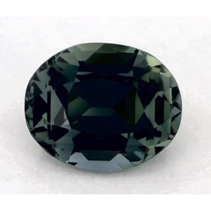Szafir 1,12 ct, zielony, szlif owalny