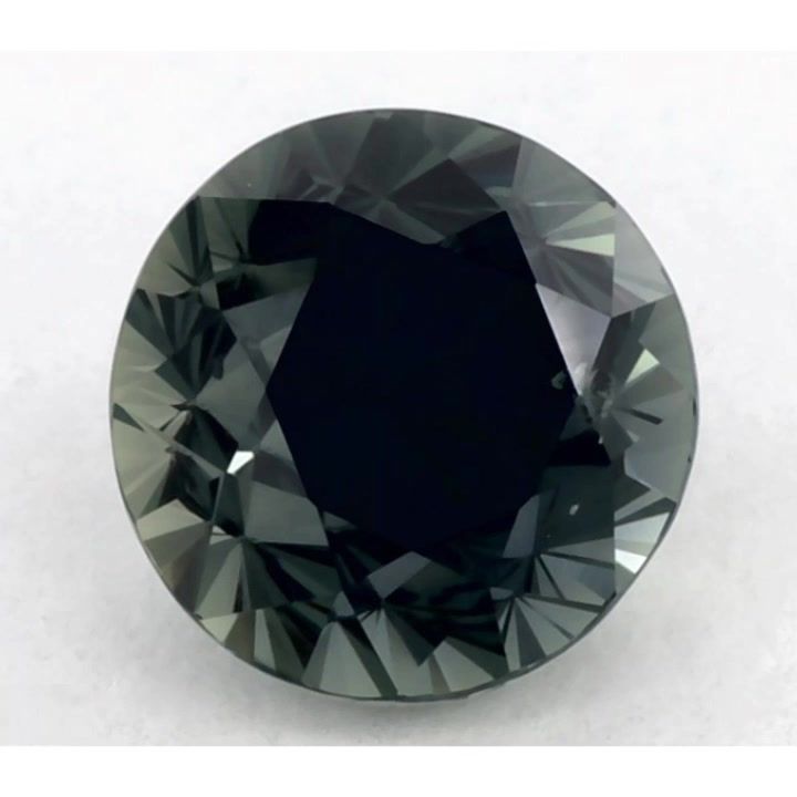 Szafir 1,56 ct, zielony, szlif okrągły